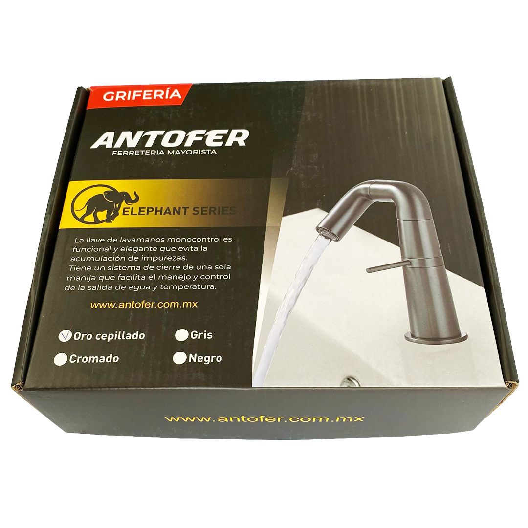 GRIFO LAVABO CUERPO LATON GOLD CAJA 10 UNIDADES