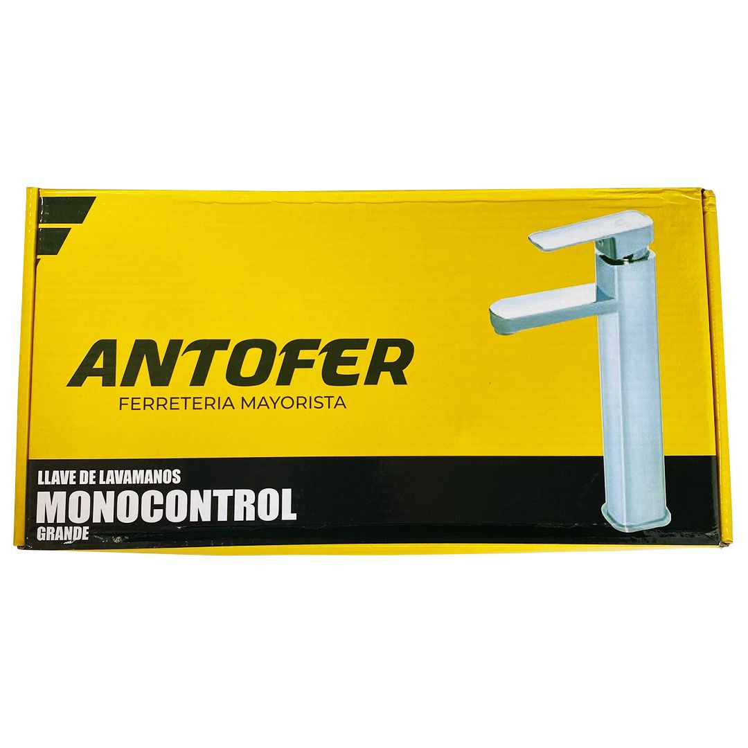 LLAVE LAVAMANOS MONOCONTROL GRANDE CAJA 15 UNIDADES