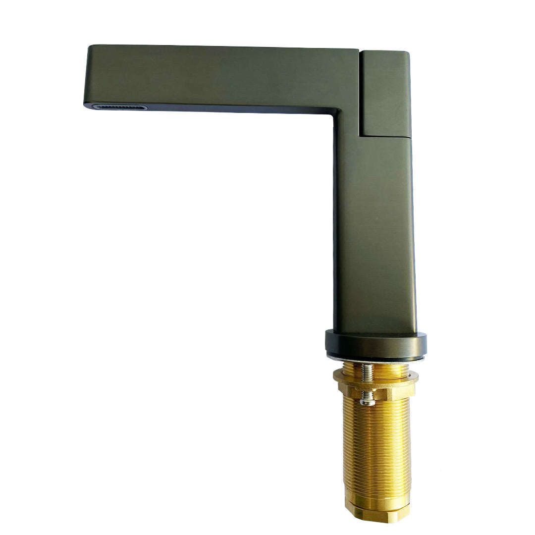 GRIFO LAVABO CUERPO DE LATON CORTO NEGRO CAJA 10 UNIDADES