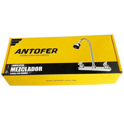 MEZCLADOR PARA LAVAPLATOS FLEXIBLE CON PALANCA CAJA 20 UNIDADES