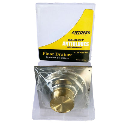 REJILLA DE LUJO ANTI OLORES 4" CAJA 60 UNIDADES