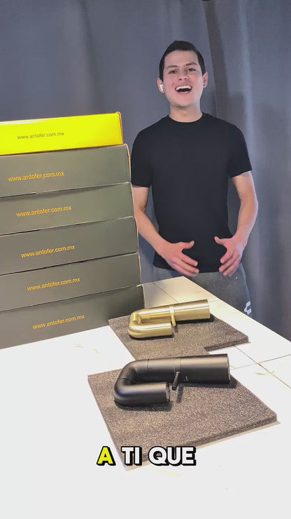 GRIFO LAVABO CUERPO LATON ALTO NEGRO CAJA 10 UNIDADES